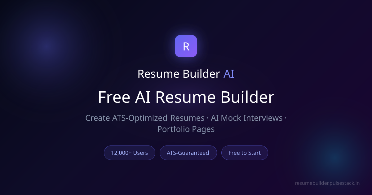 Login | Resume Builder - AI-Powered Resume Creation